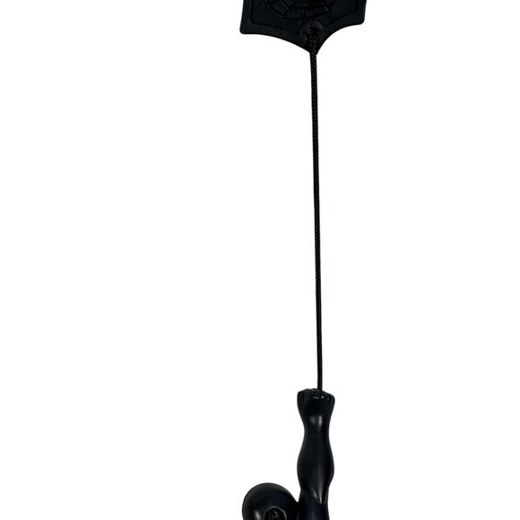 Marvel McDonalds Symbiote Spider-Man String Toy 6" Black Collectable Loose 2009 - Picture 3 of 5